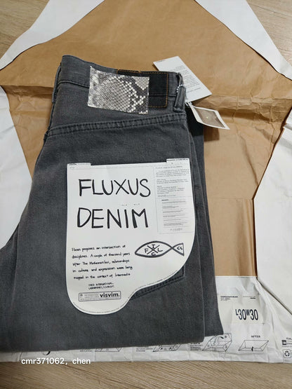 visvim fluxus 03 dmgd d1 black jeans