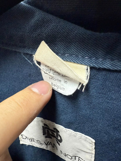 drapes van noten canvas oversized jacket