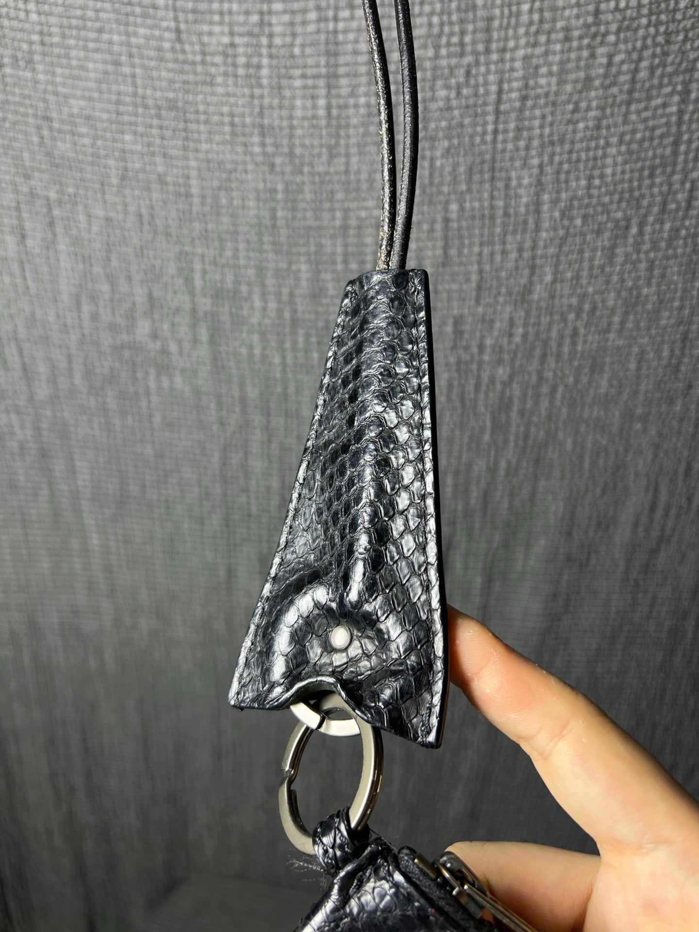 Rick Owens 13FW Snake Skin Neck Card Holder
