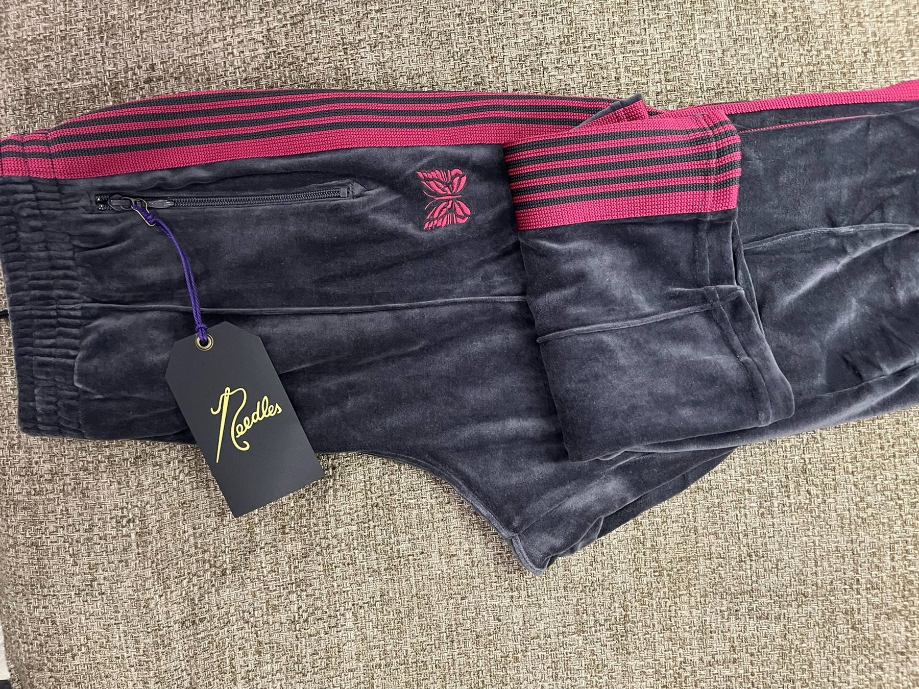Needles Narrow 23SS Velvet Pants