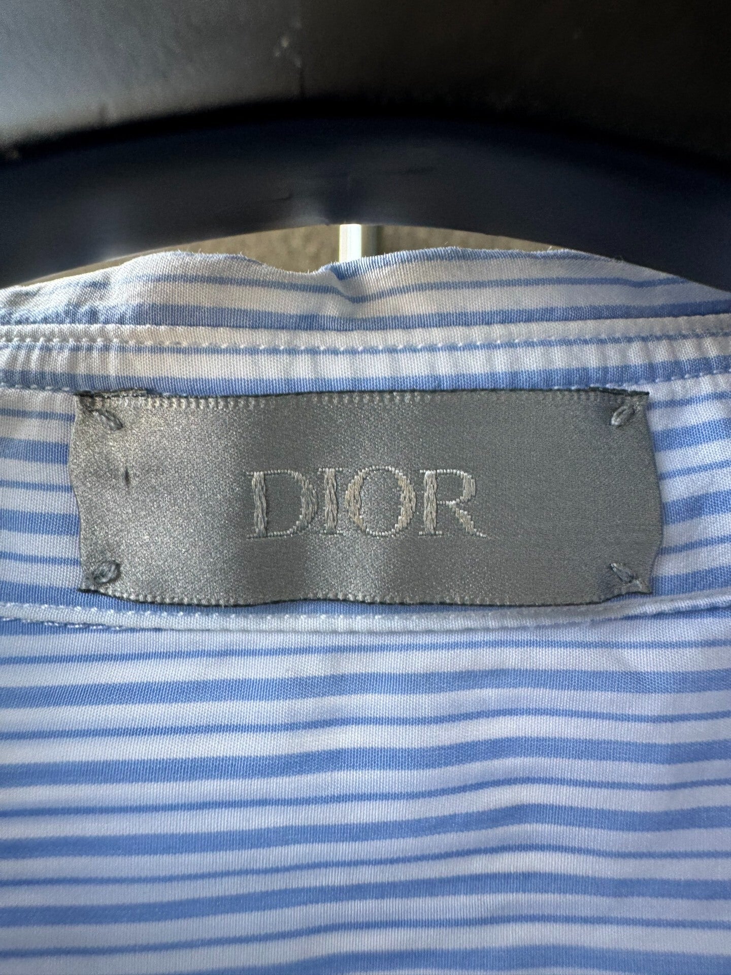 Dior Striped Loose Long Sleeve Shirt