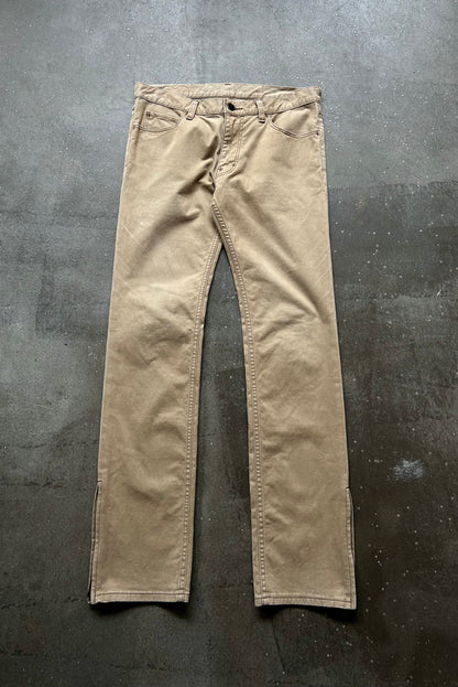 number nine skinny jeans with side zipper