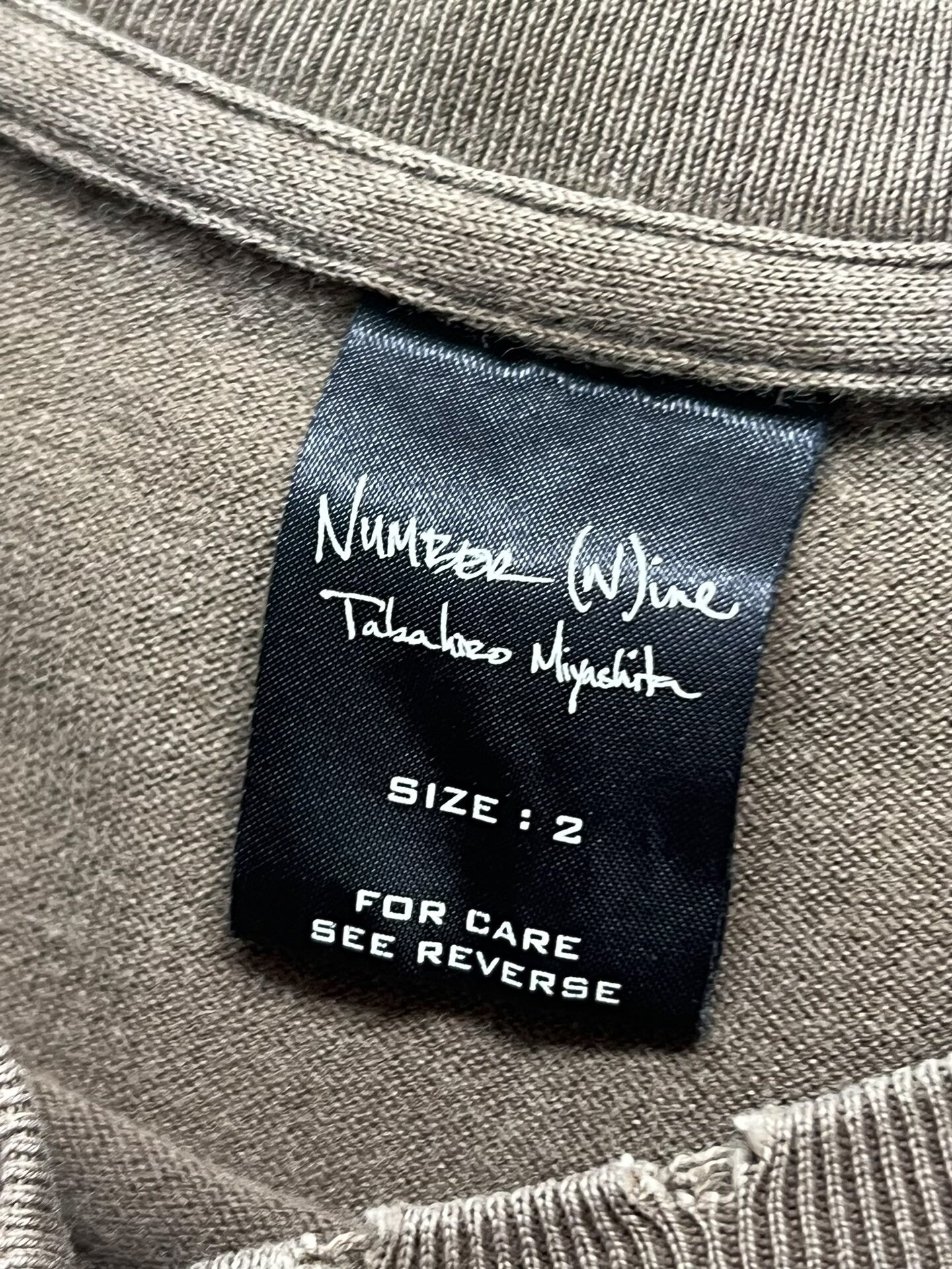 Number (N)ine Joe Strummer Short Sleeve Shirt