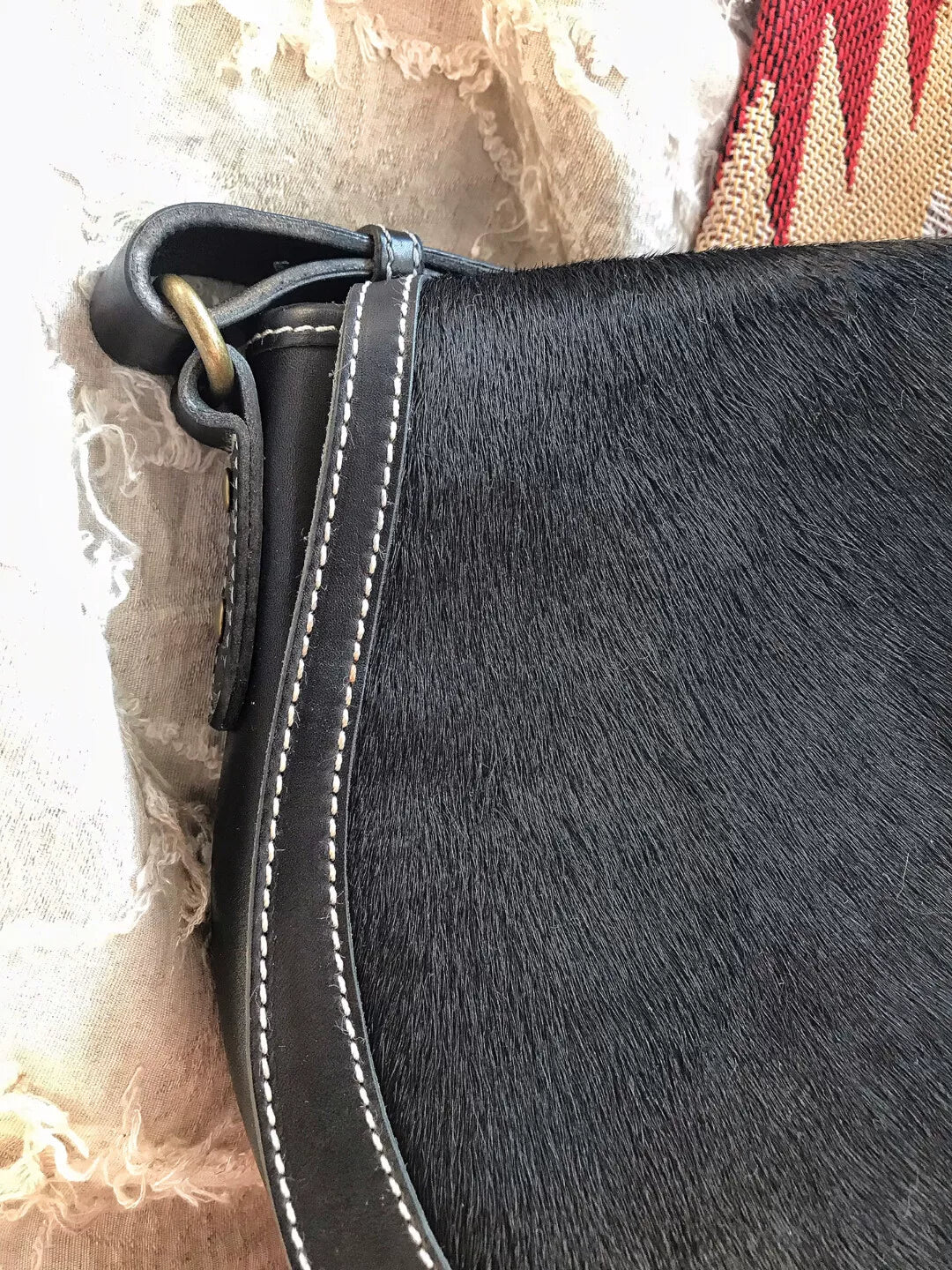 RRL Ralph Lauren Leather Messenger Bag