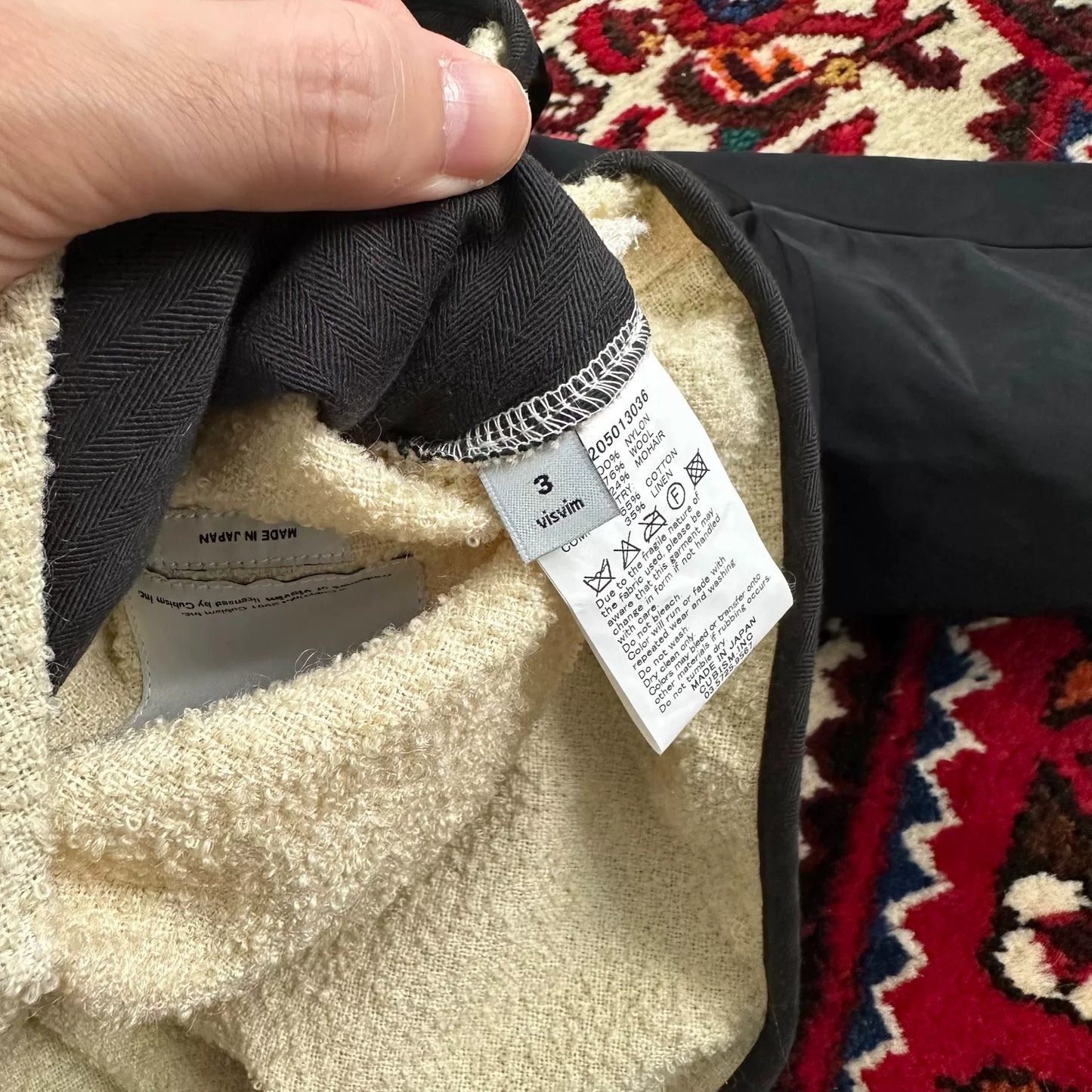 visvim 16AW nylon jacket in size L