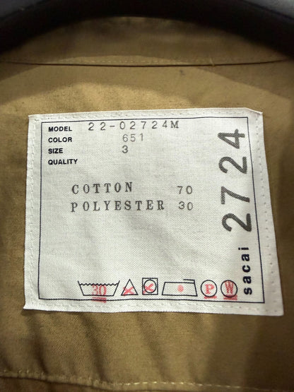 Sacai Spliced Shirt Jacket