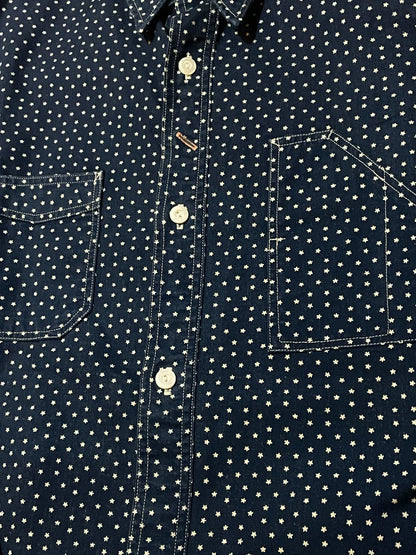 RRL Vintage Indigo Star Work Shirt