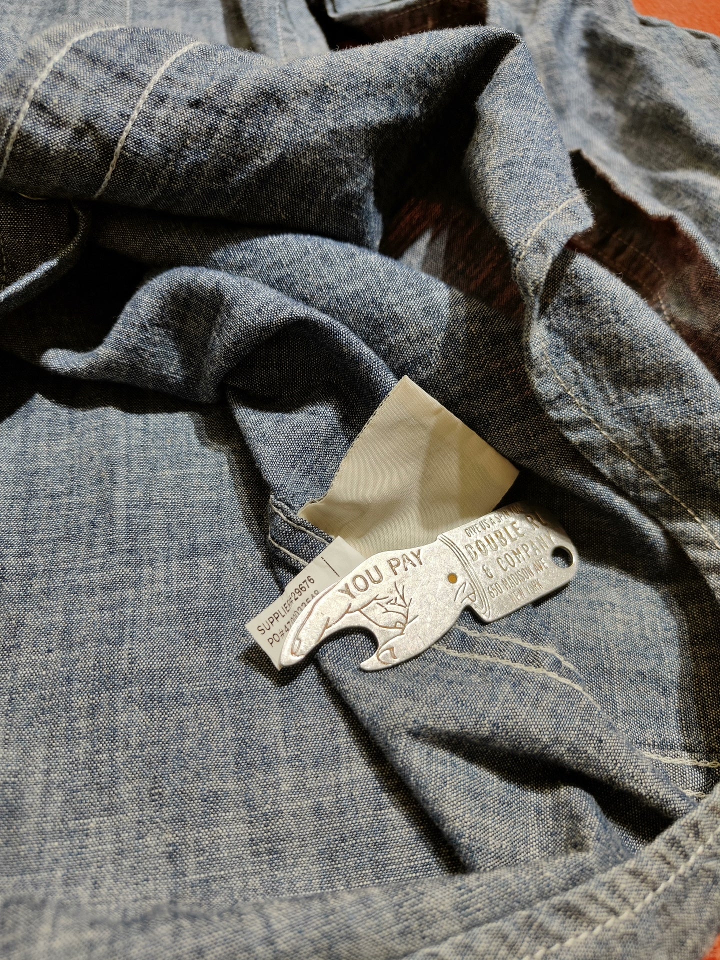 Ralph Lauren RRL Light Denim Western Shirt