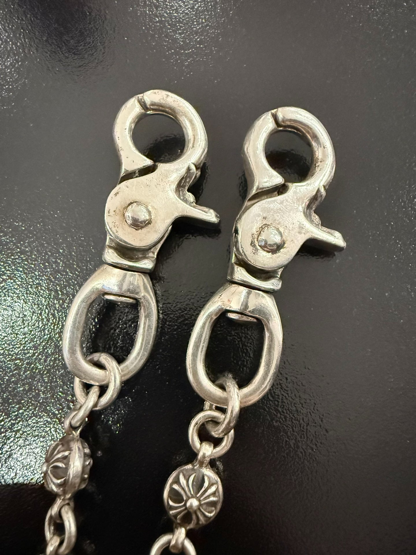 Chrome Hearts Double Lobster Clasp Large Ball Pant Chain
