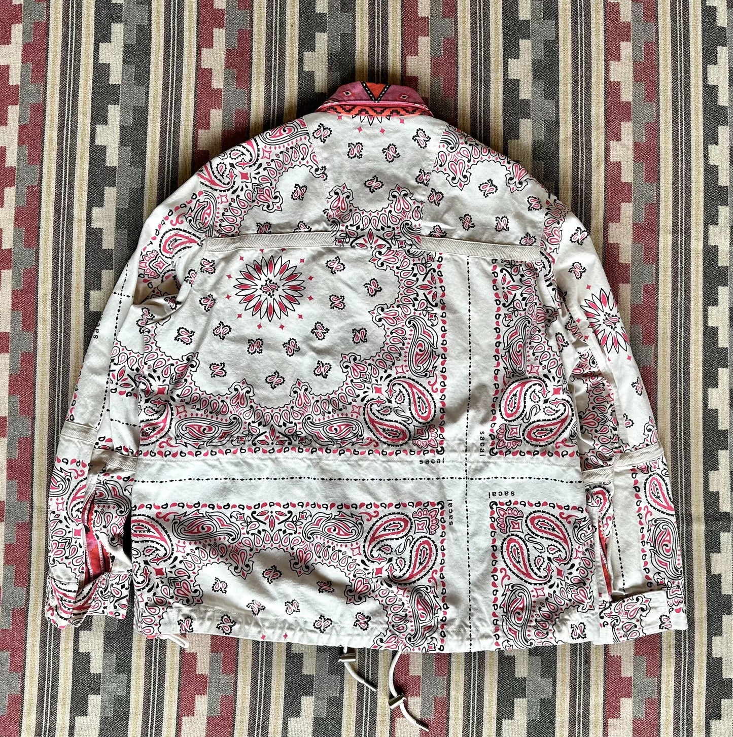 Sacai Bandana Print Blouson Jacket