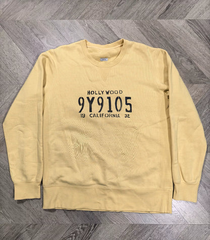 visvim vintage crew sweatshirt with printed design