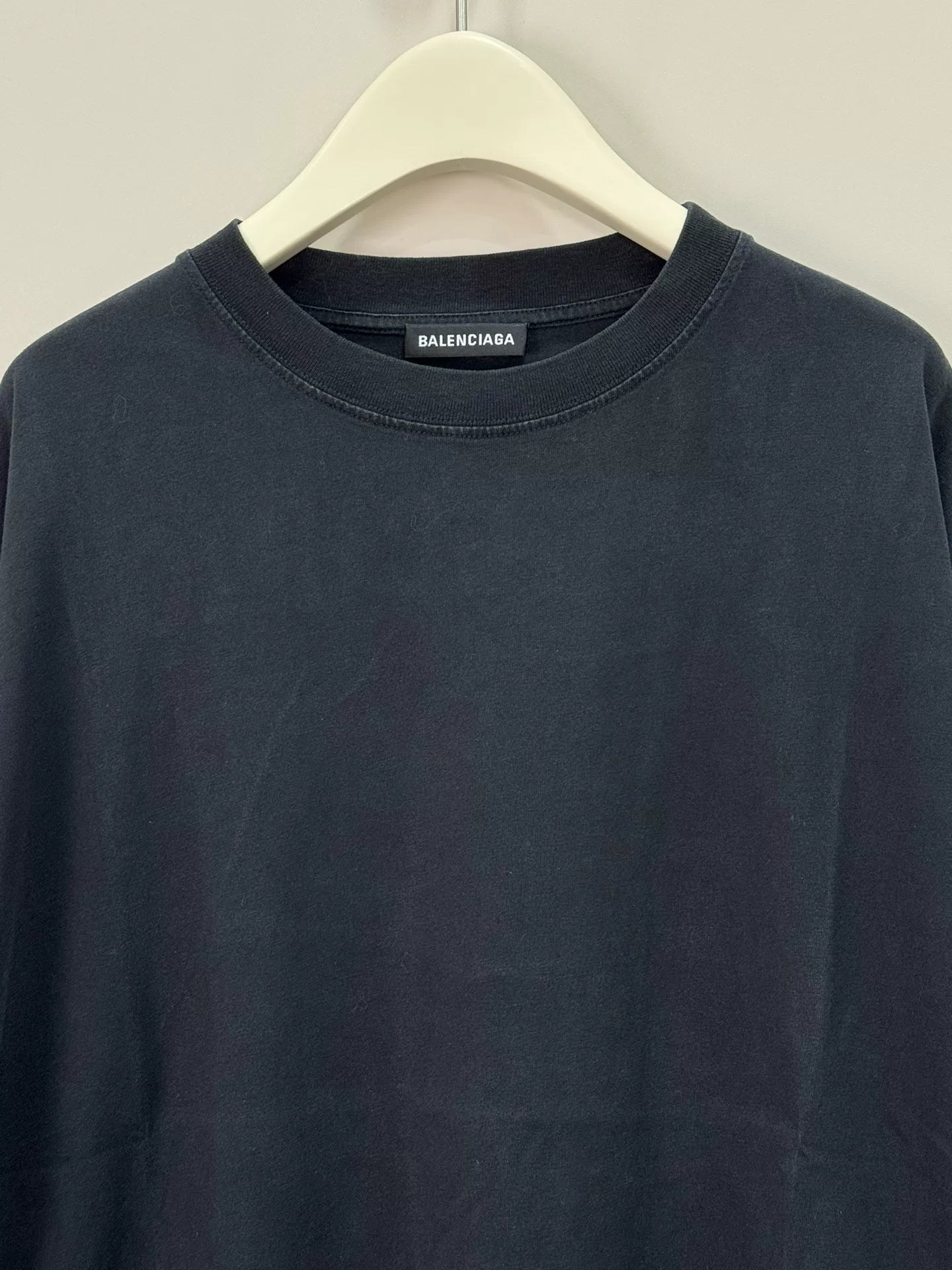 balenciaga short sleeve t-shirt with embroidery