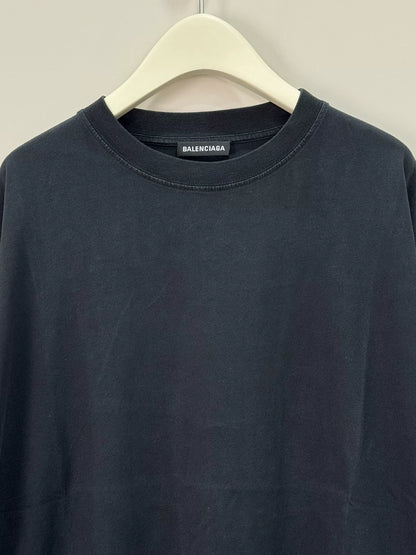 balenciaga short sleeve t-shirt with embroidery