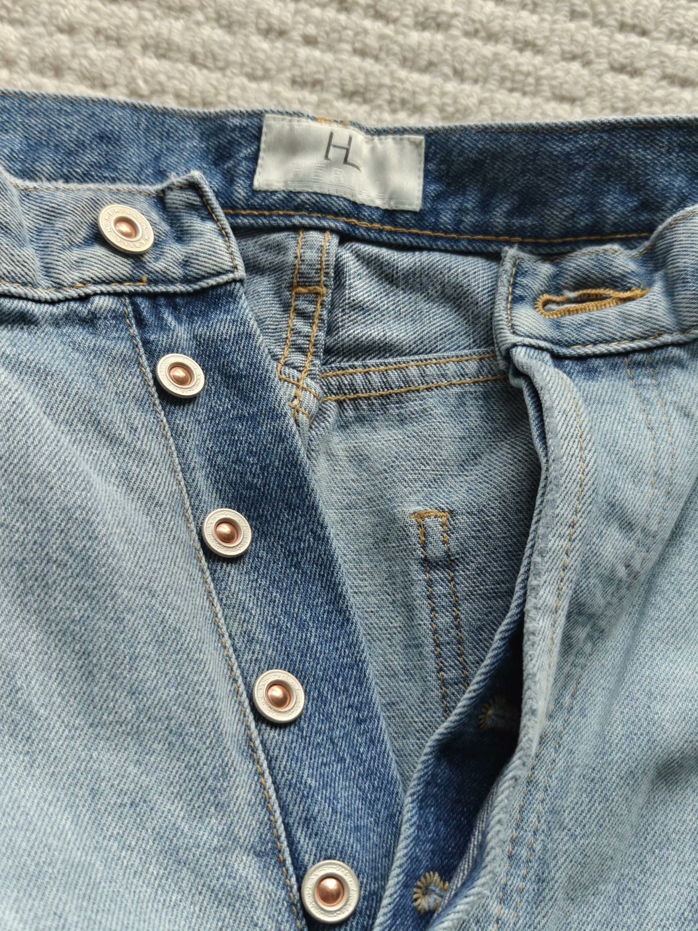 HERILL Light Blue Denim Painter Pant