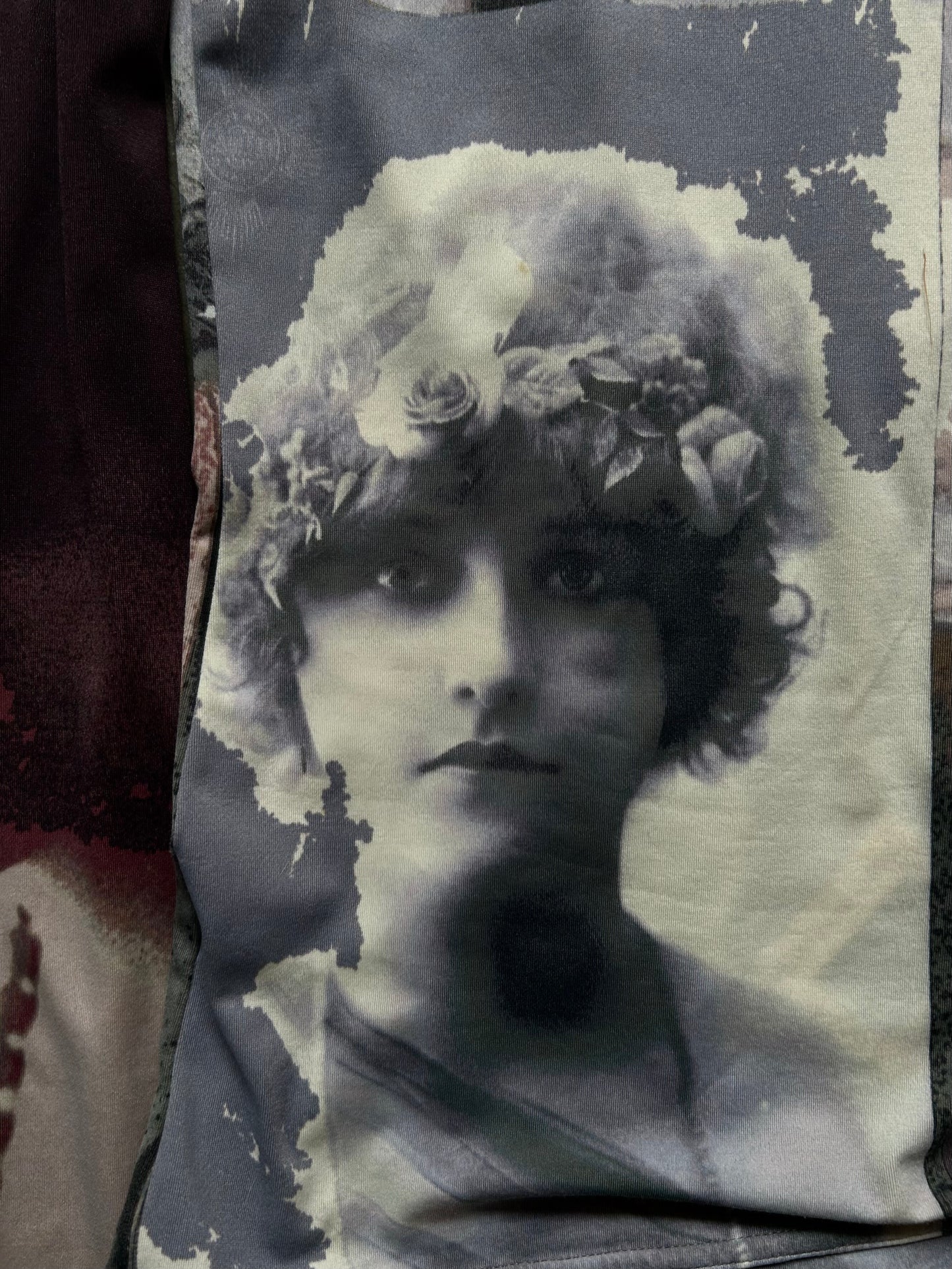 Jean Paul Gaultier Mesh Overlay Top