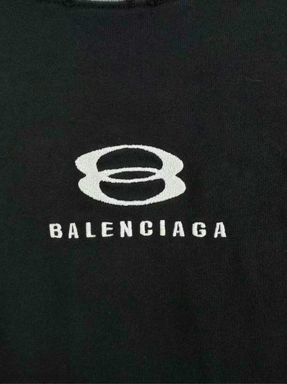 balenciaga color block short sleeve top