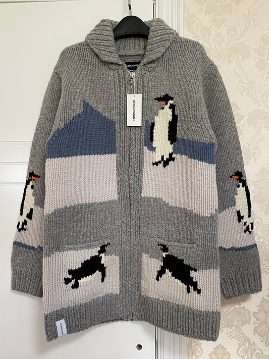 descendant manhot cowichan knit penguin sweater