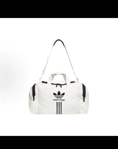 Balenciaga Adidas White Crossbody Travel Bag