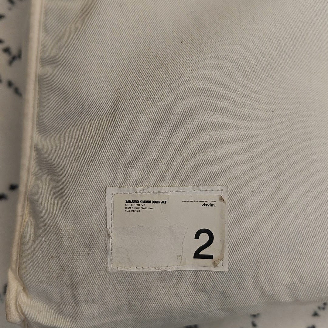 Visvim Sanjuro Kimono Down Jacket