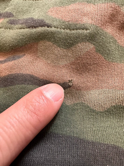 Ralph Lauren Camouflage Distressed Hoodie Jacket