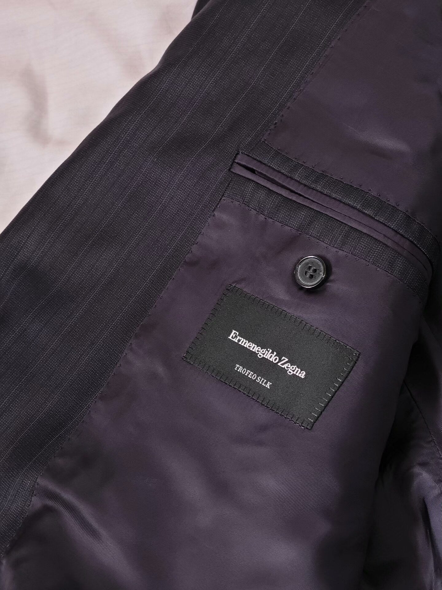 Zegna Italian Wool Silk Blazer