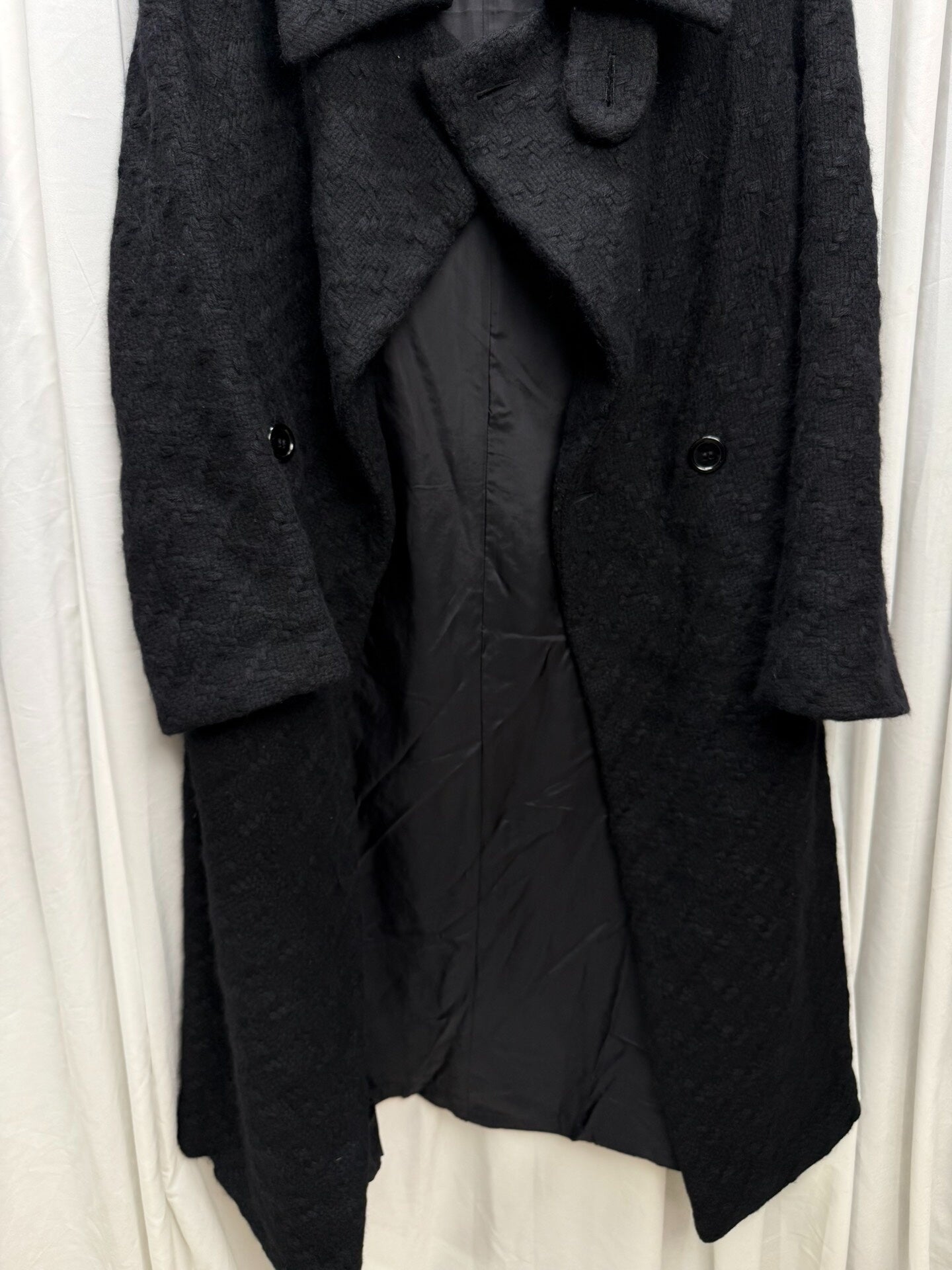 Yohji Yamamoto Mainline Chunky Wool Coat