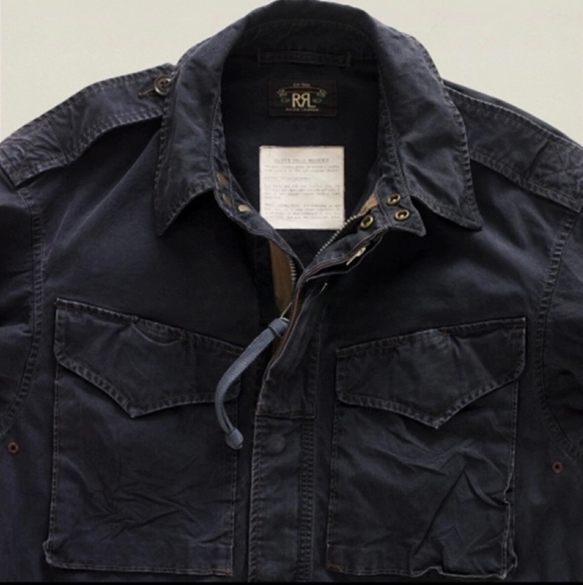 classic military style parka jacket