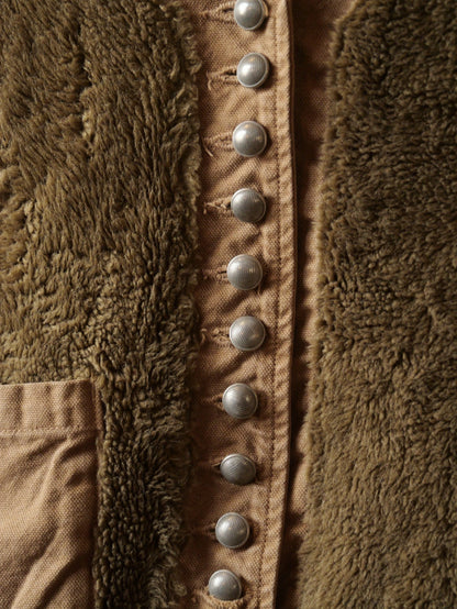 Kapital Reversible Shearling Vest
