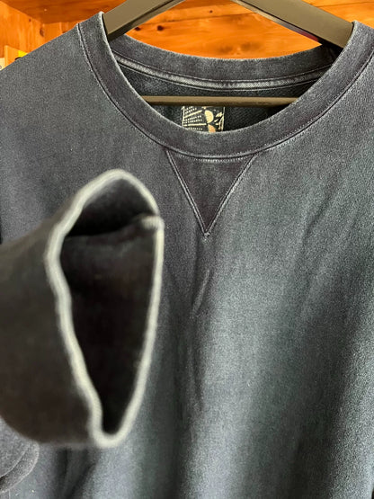 visvim blue dye long sleeve sweatshirt