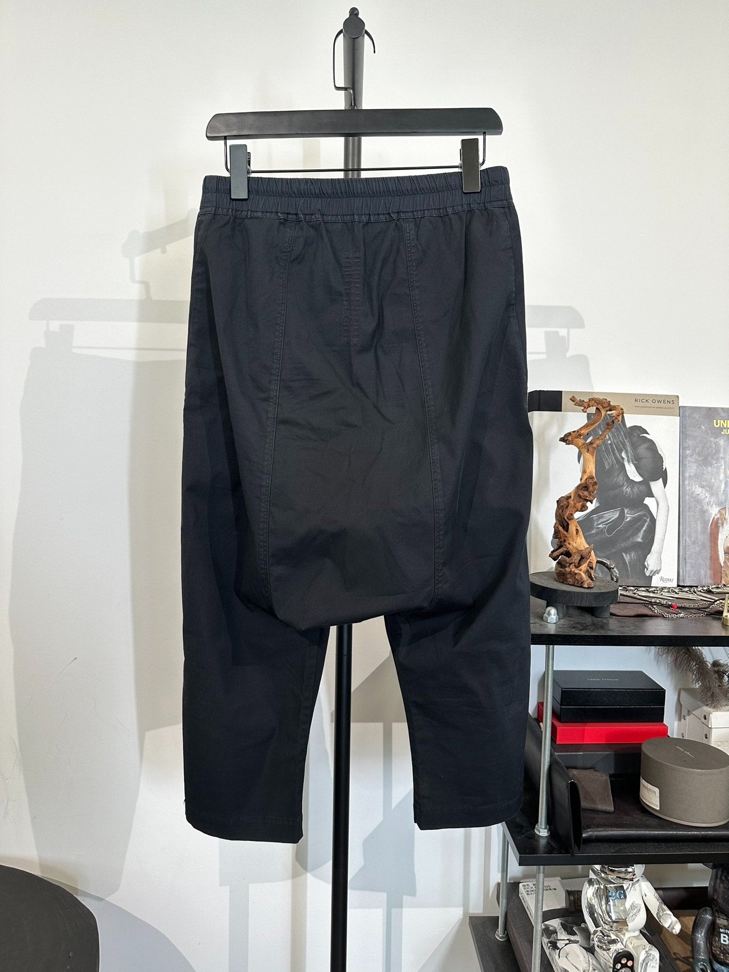 Rick Owens Drawstring Cropped Pants 46