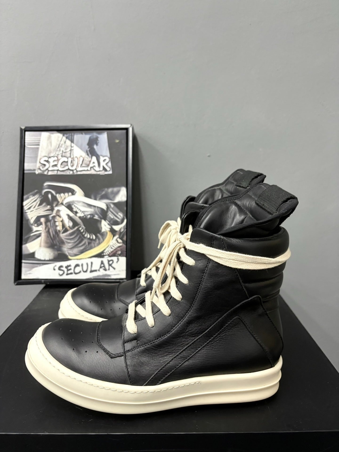 Rick Owens Classic Black Geobasket