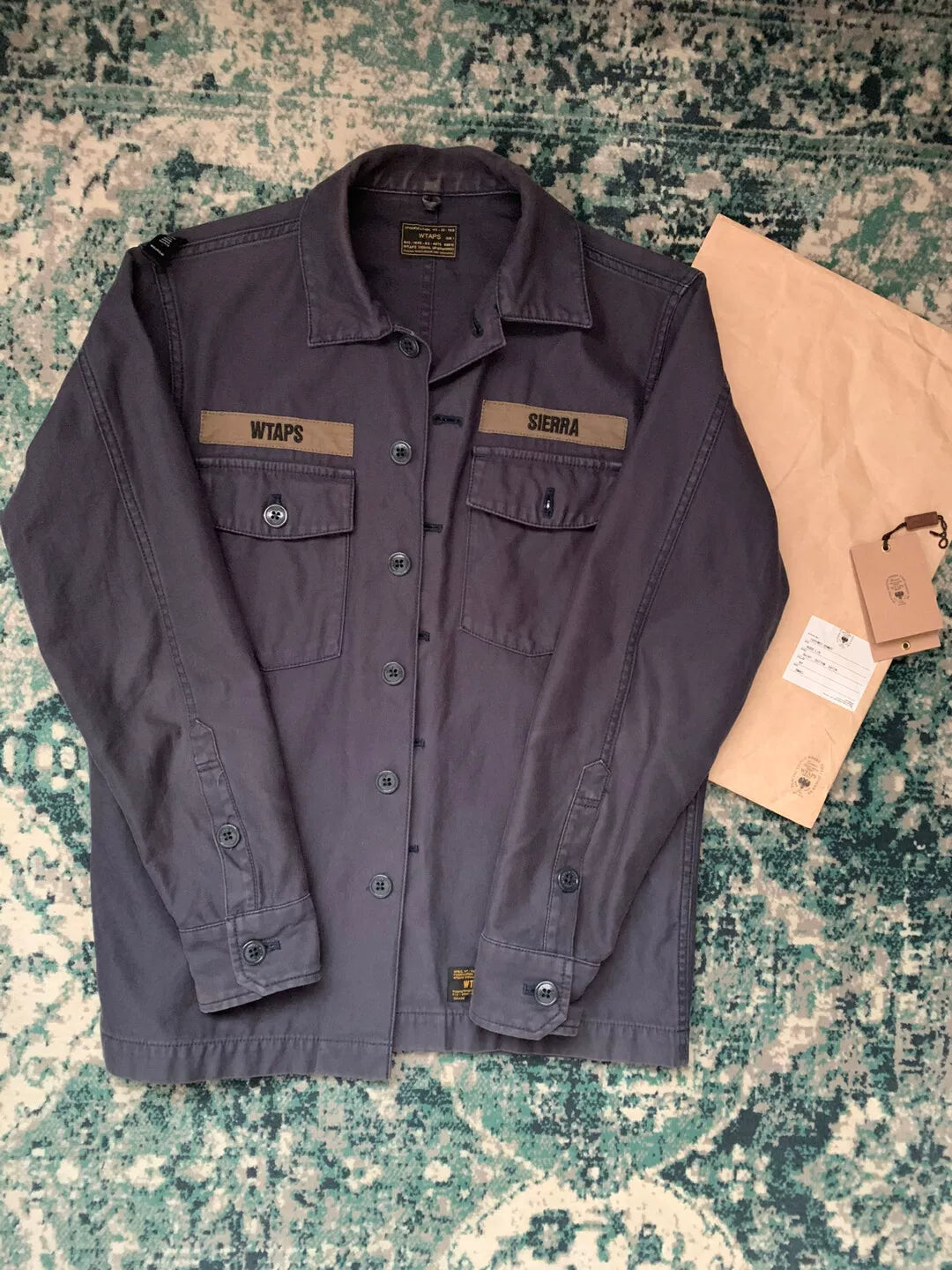 WTAPS 15AW Jungle LS Two Pocket Navy S