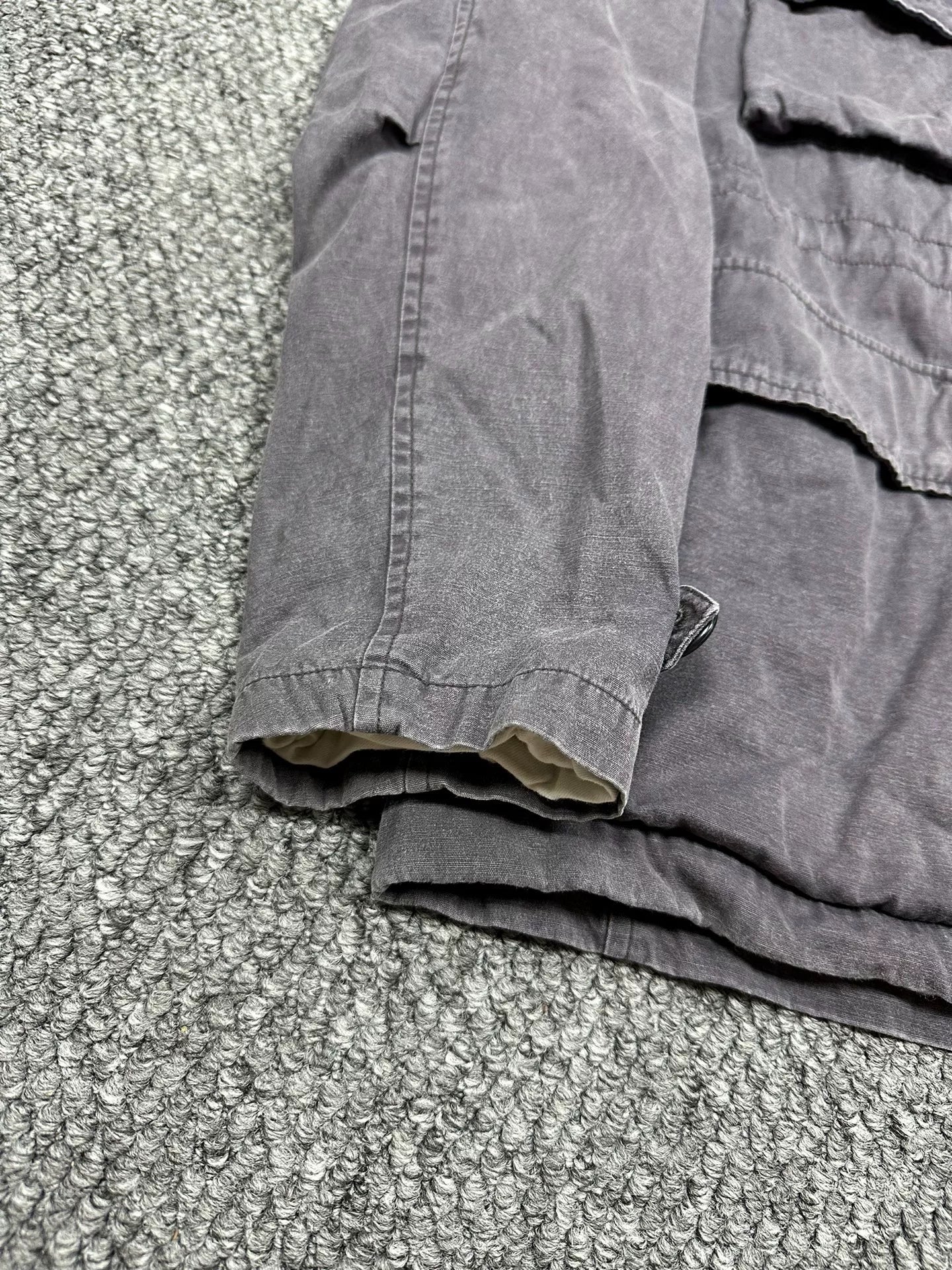 neighborhood 15ss m65 washed hooded jacket