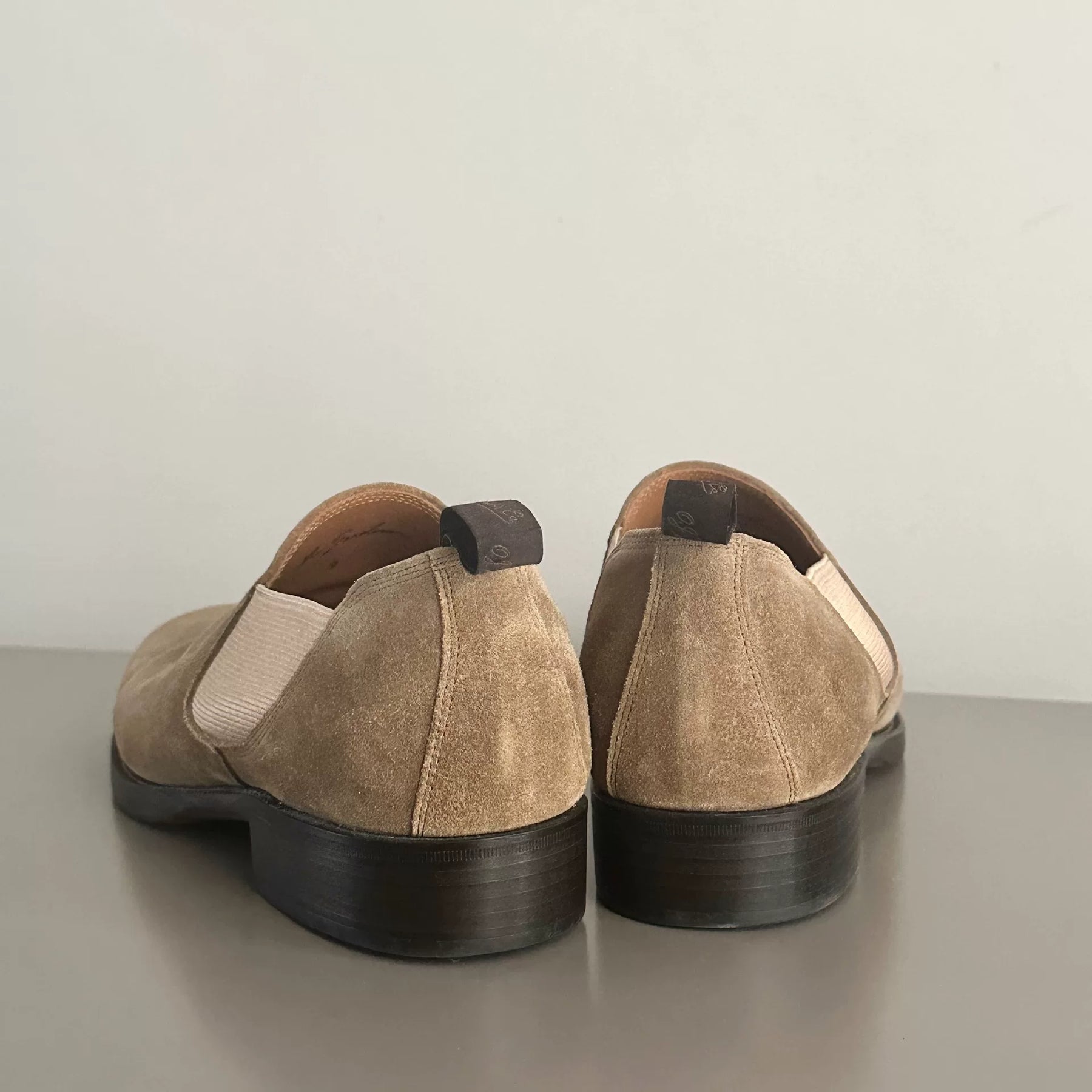 Old Joe Side-Gore Leather Sandals