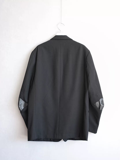 Yohji Yamamoto Leather Patch Jacket