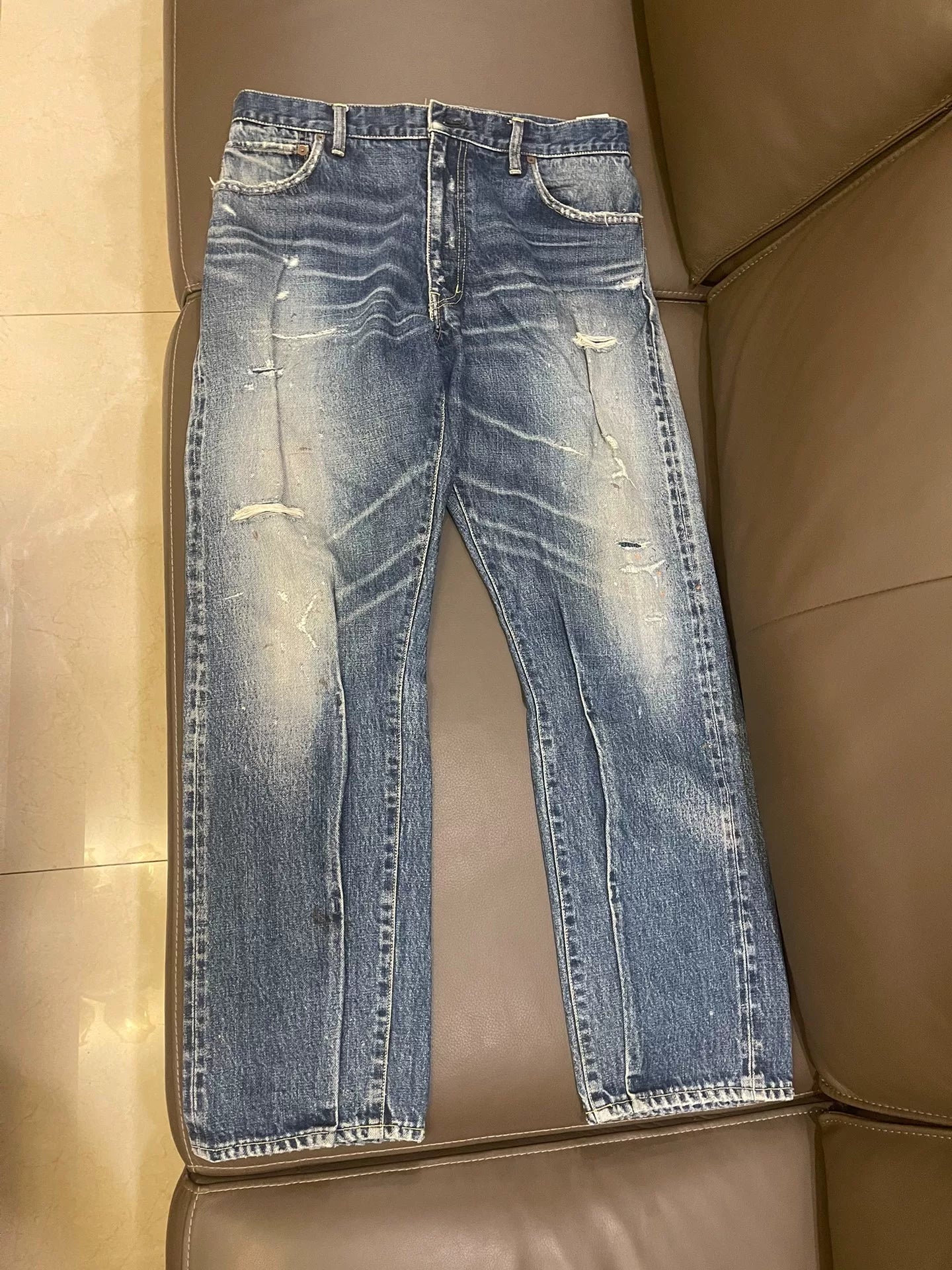 Visvim 22SS Journeyman Tacked DMGD-27 Pants