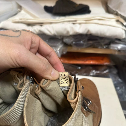 visvim camel boots with perfect leather condition