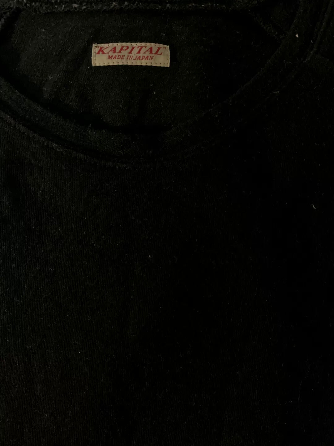 KAPITAL Smiley Long Sleeve Tee