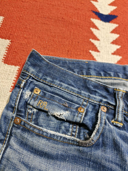 RRL Selvedge Yellow Mud Dyed Jeans