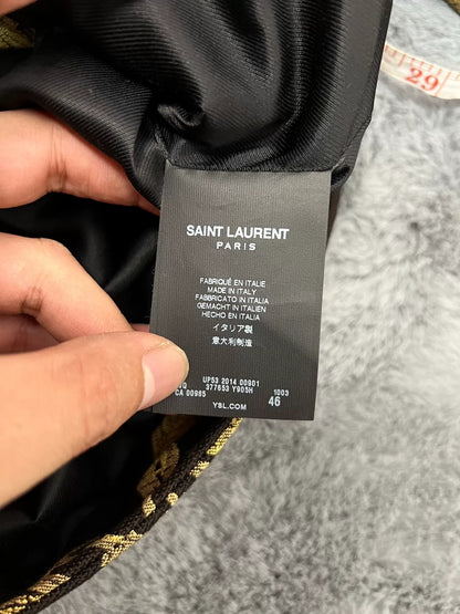 Saint Laurent SLP 2015 Runway Gold Dragon Jacket