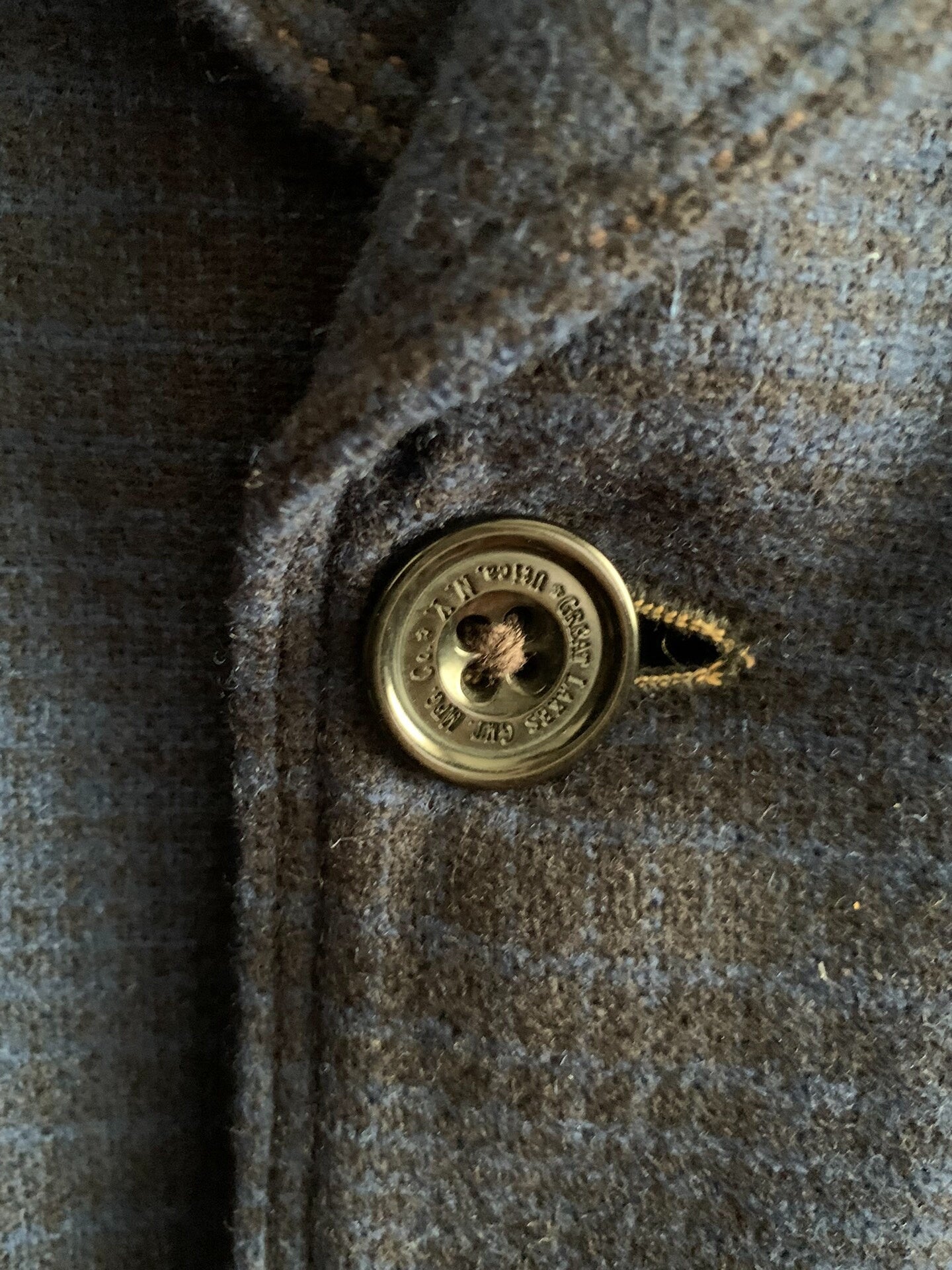 classic blue check blazer size 38