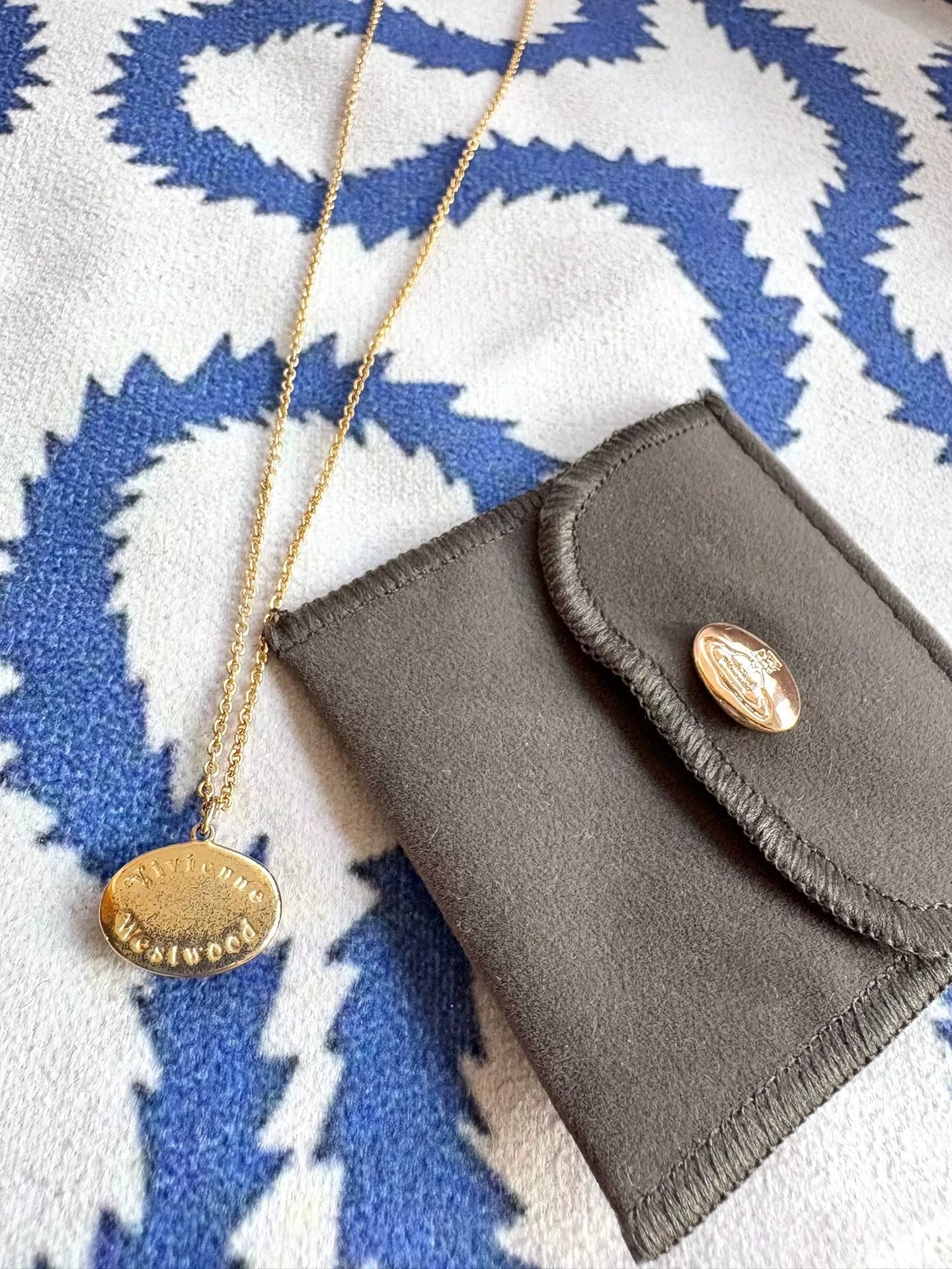 Vivienne Westwood Vintage Gold Honeycomb Necklace