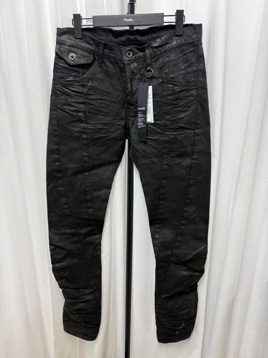 Julius 7 Distressed Spiral Denim Pants