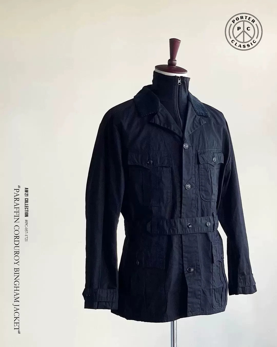 PORTER CLASSIC Paraffin Corduroy Jacket