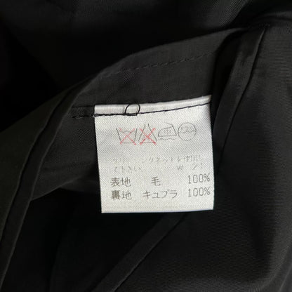 issey miyake men black wool suit jacket