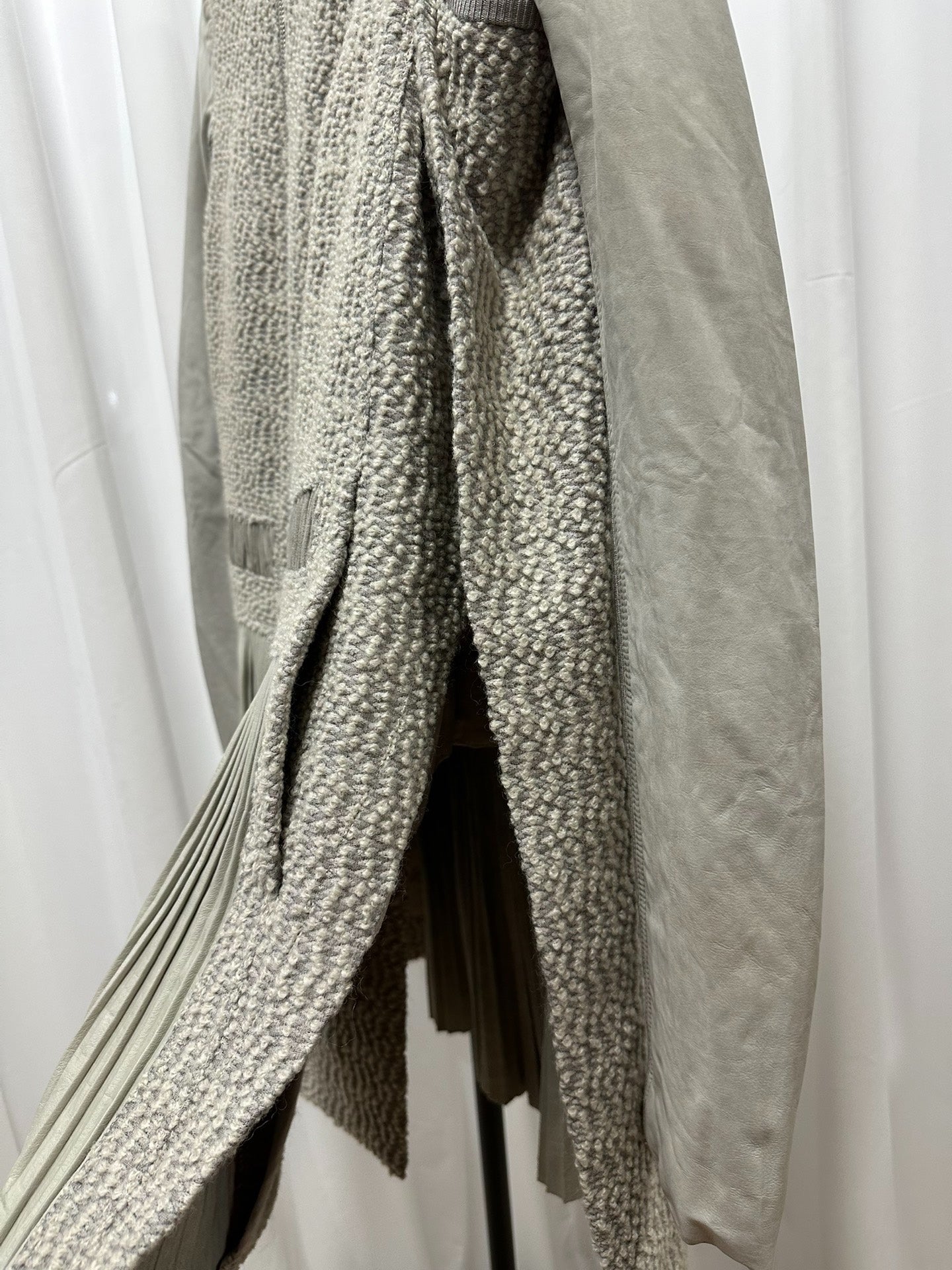 Rick Owens Cashmere Lambskin Long Jacket