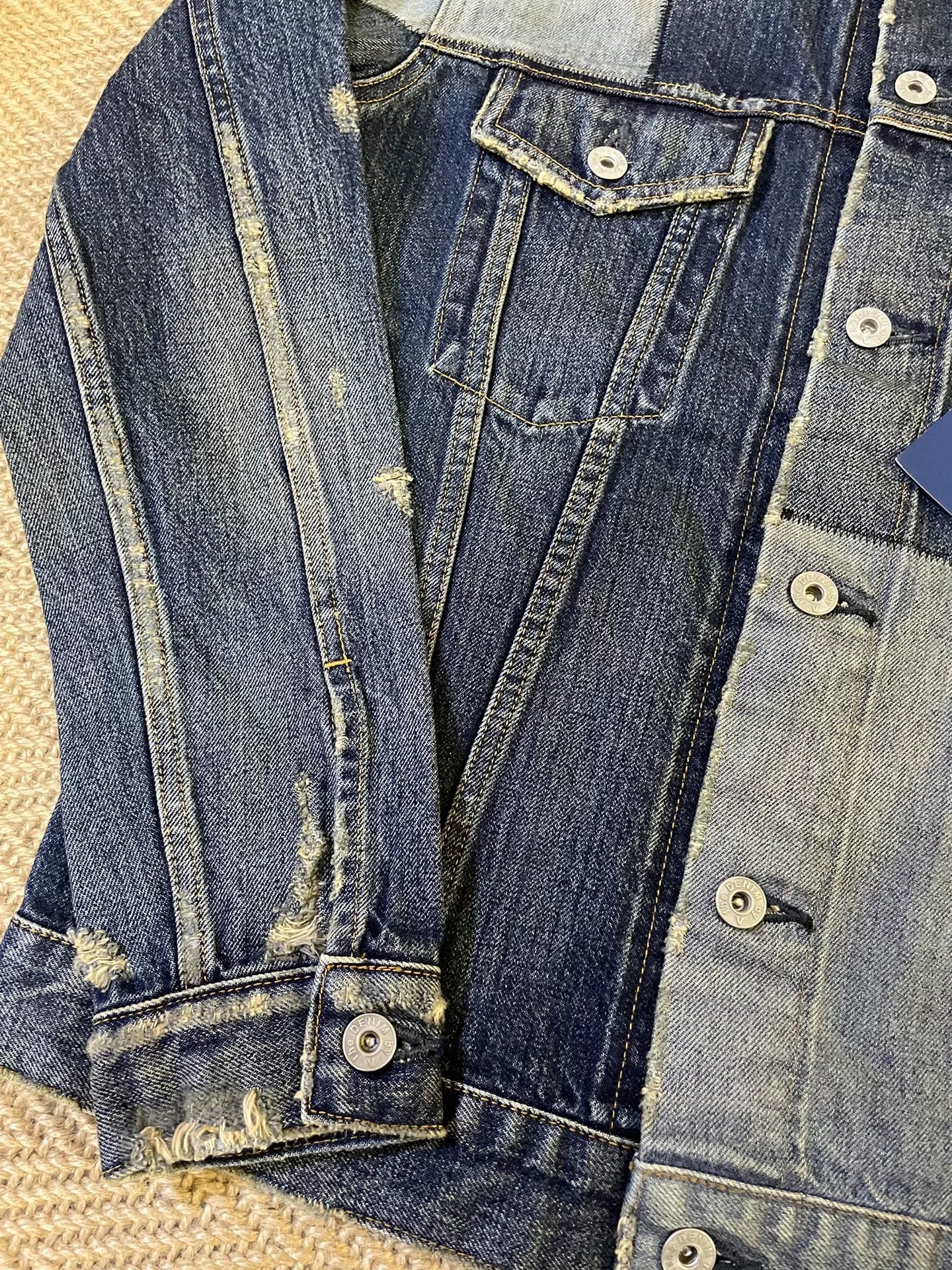 denim by vanquish & fragment jacket