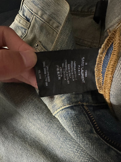 Saint Laurent 16SS D02 Blue Jeans