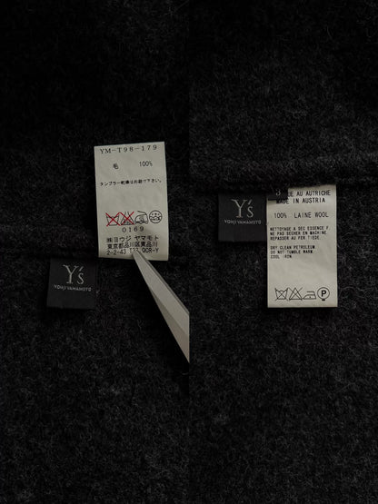 Yohji Yamamoto Wool Jacket with Contrast Edges