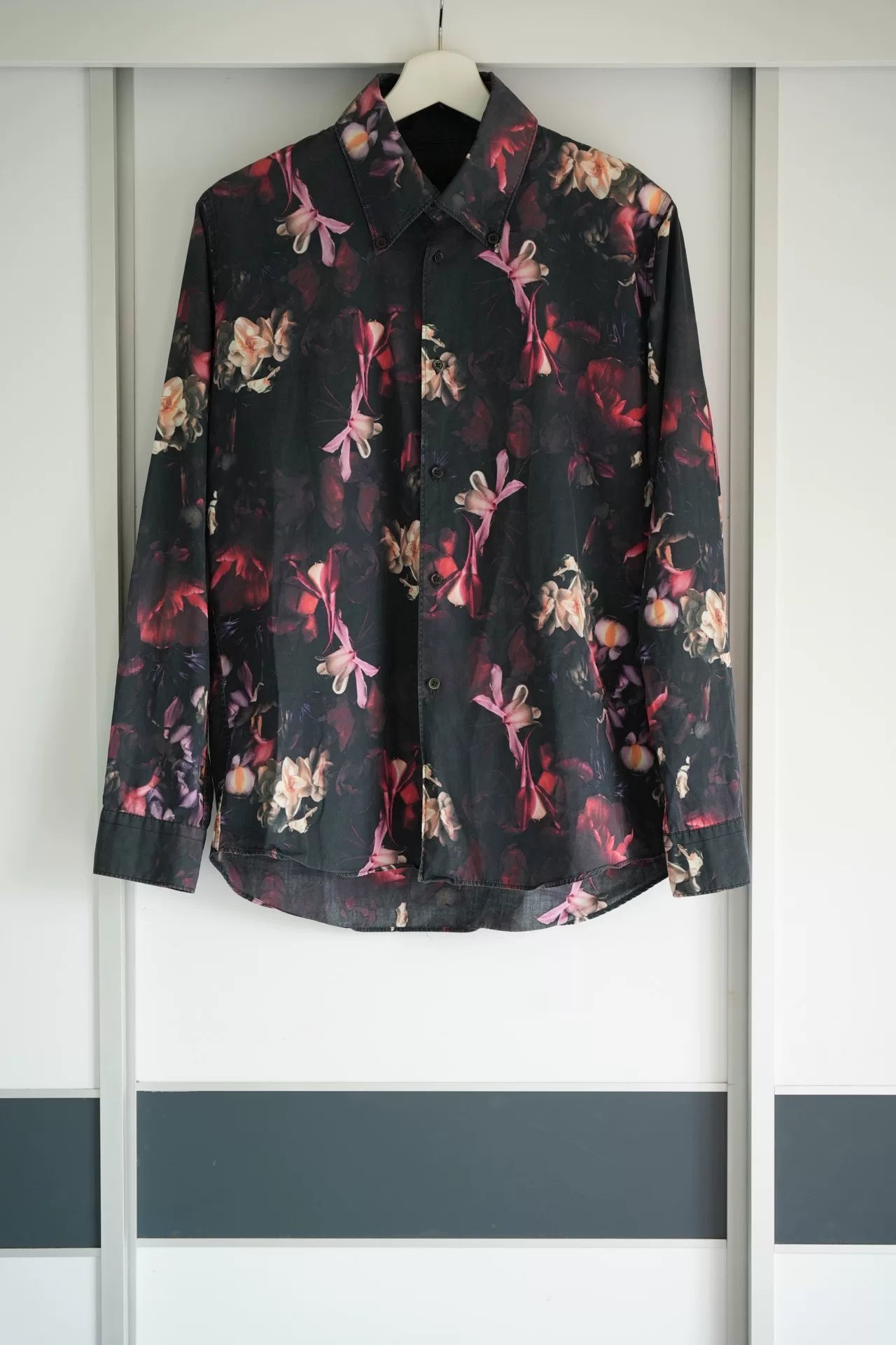 floral print long sleeve shirt by lad musician